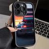 Чехол для телефона iPhone 17 Air 16E 15 16 Pro Max Спортивный автомобиль RWB Крутой чехол 14 Plus 13 12 Mini Мягкий силиконовый Fundas