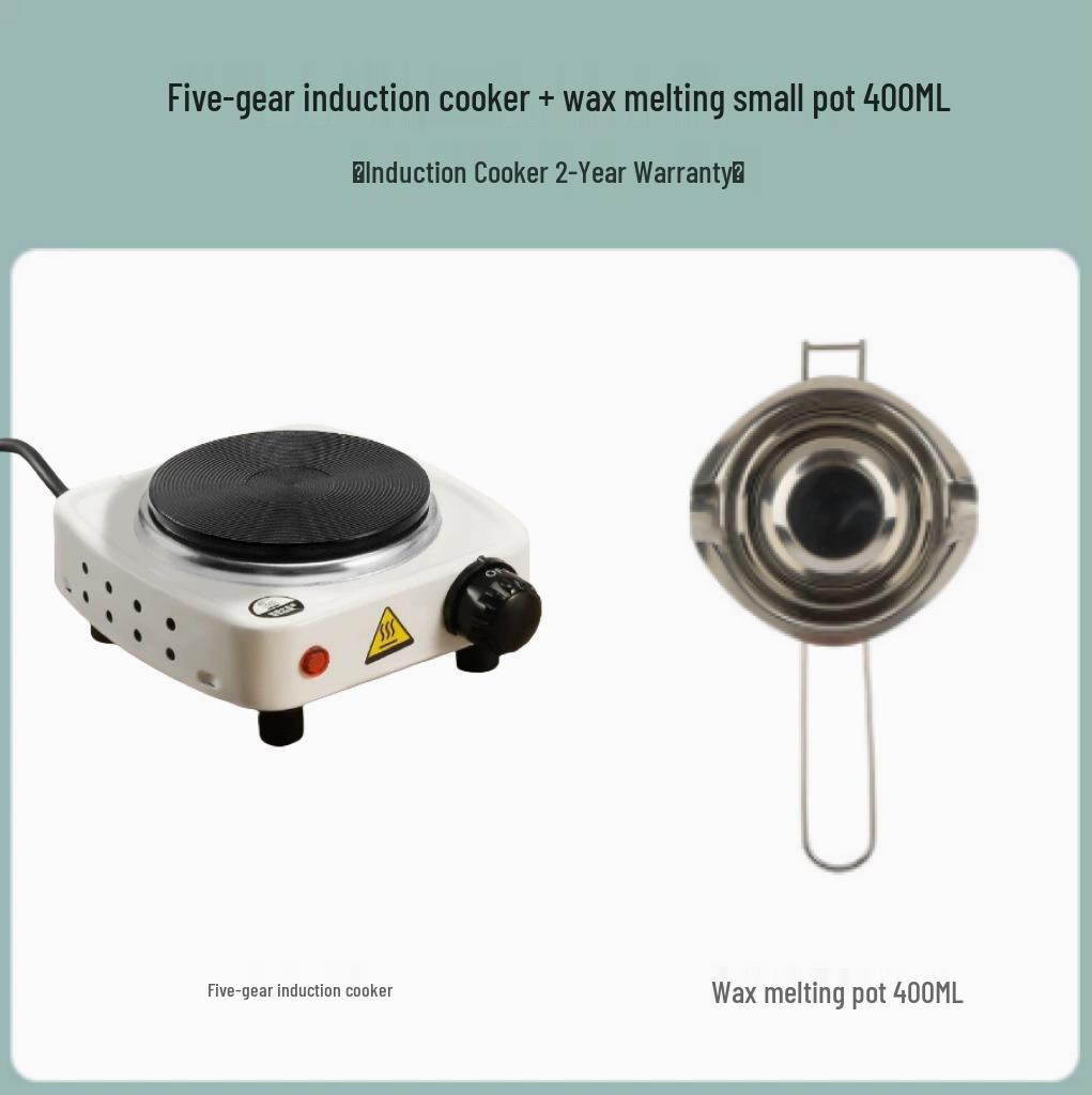 Набор для изготовления ароматических свечей своими руками: Горшок для плавления воска и инструменты для изготовления свечей своими руками