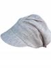 Tess Light Beige Linen Women' Headscarf with Visor Summer Turban
