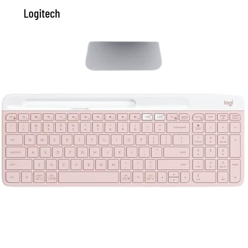 Ультратонкая беспроводная клавиатура Logitech K580 с тихим ходом клавиш, двойной режим