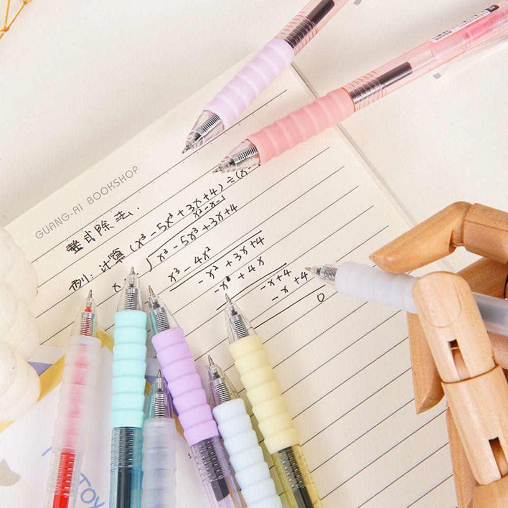 Ручка гелевая типа Press Быстросохнущие ручки для подписи Грязеотталкивающие нейтральные ручки Студенческий тест