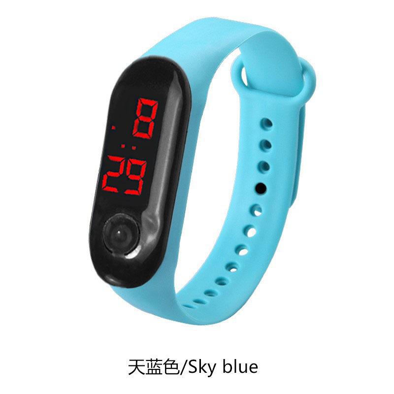 Women Sports Watch LED Screen Children Outdoor Sports Electronic Watch Men Silicone Strap Wirstwatch Student Clock Relogio