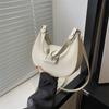 Chic Pu Leather Korean Underarm Bag Fashionable Shoulder Bag For Everyday Use