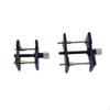 2Pcs Watch Movement Holders Fixed Base Wristwatch Case Vice Clamp Watchmaker Tool Metal for Holding