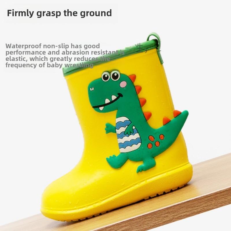 Children's Rain Shoes Boys and Girls Baby Waterproof EVA Rain Boots