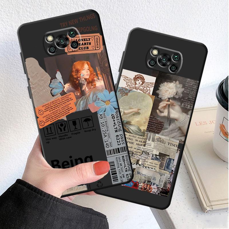 Great Art Aesthetic Mona Lisa Cases for Xiaomi Poco M4 5G F4 F3 GT X3 NFC X3 Pro X4 F1 M3 C40 Bumper Silicone Phone Case Coque