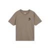 Cartoon Print Crew Neck Short Sleeve T-Shirt Men Tops Olive-Grey DR8915-040