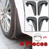 4pcs Set Car Tire Fender Universal Front Rear Wheel Mud Flaps Splash Guards MudFlaps with Screw Automobile Protector Accessories