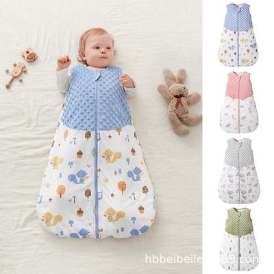 Спальный мешок Bazaitu Baby Cotton Anti-Kick - жилет для новорожденных весной и осенью