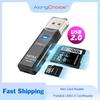 Мини-кардридер USB2.0 2 в 1 для ПК Micro SD TF устройство чтения карт памяти адаптер для записи нескольких карт флэш-накопитель аксессуары для ноутбуков