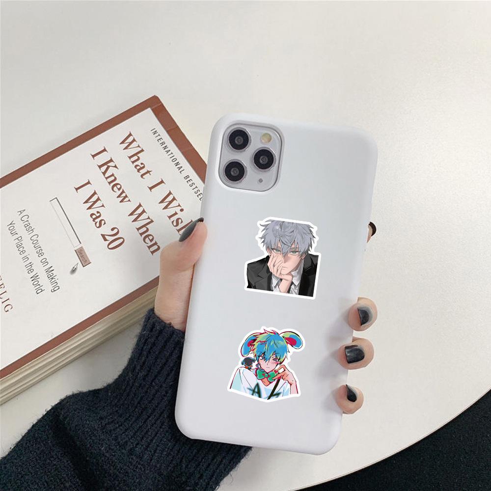 50 Korean Music & Anime Romantic Story Character Waterproof Stickers for iPad, Phone Case, Refrigerator, and Notebook.