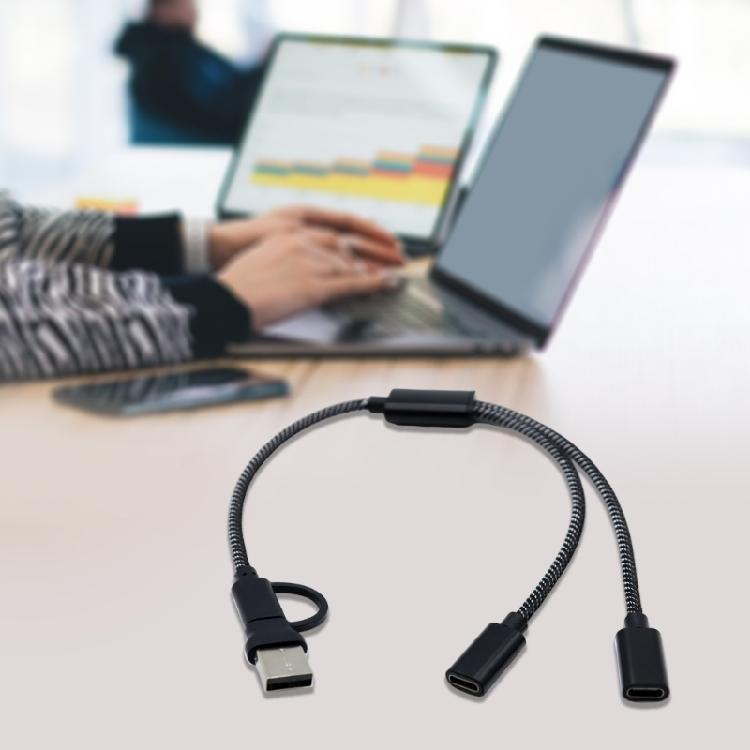 USB + Type C к OTG Многопортовые хабы Кабель-разветвитель для планшета, мыши, клавиатур, USB Type C адаптеры, конвертеры