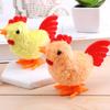Fashion Funny Portable Plush Toy Walking Wind Up Chick Animal for Kids