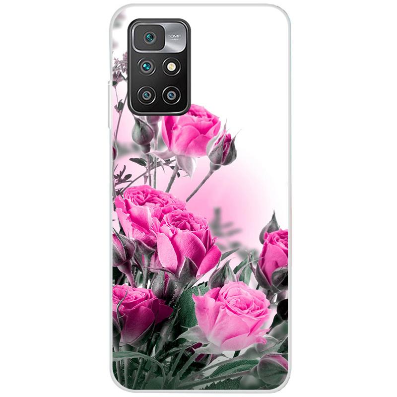 Чехлы для Redmi 10, силиконовая задняя крышка, чехол для телефона для xiaomi Redmi 10, 2022, мягкая сумка, 6,5 дюйма, глобальный чехол, бампер из ТПУ, новинка