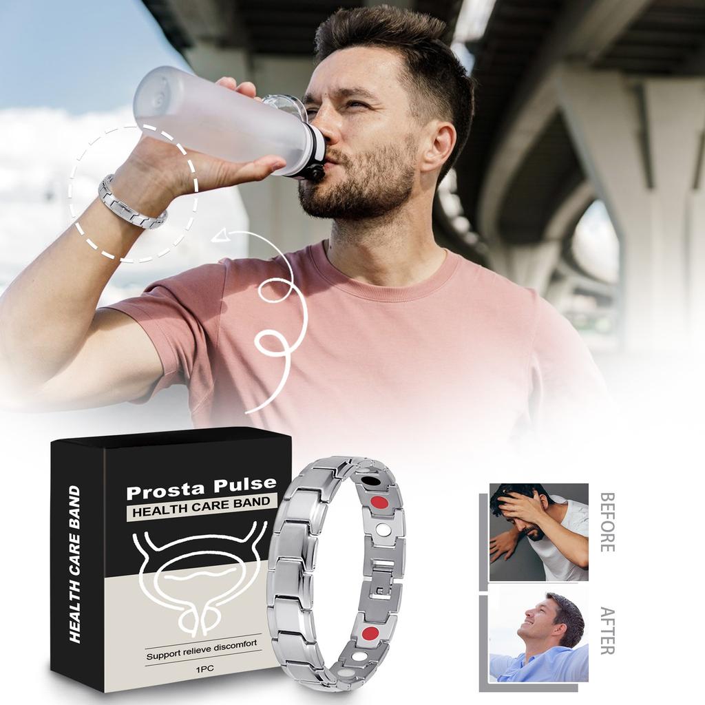 Prostate Care Bracelet, Men's Care Bracelet Improve Blood Circulation, Men's Fashion Bracelet Relieves Fatigue And Improves Prostate Discomfort (1pc)