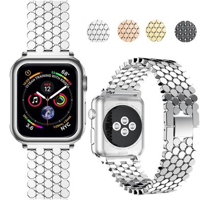 Ремешок-цепочка для Apple Watch Band 49/45/44/42/40/38 мм стальной сменный браслет аксессуары для iWatch Series 8 7 6 loop