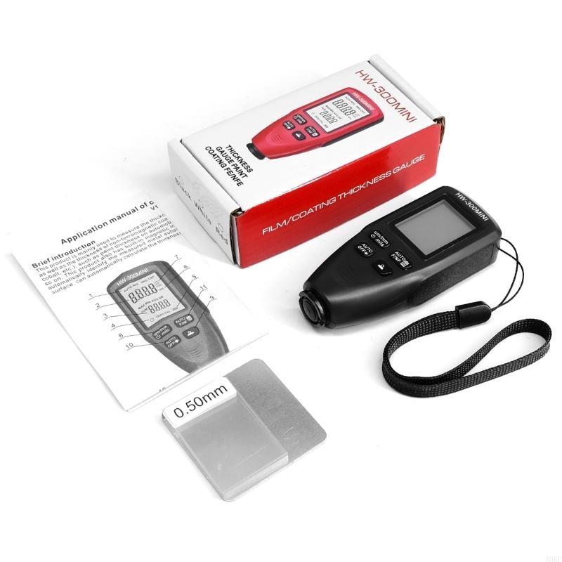 HW300-MINI Измеритель толщины покрытия Железосодержащие Алюминиевые Двухцелевой Оцинкованные Измерение Поверхность Краски-Детектор A0KF