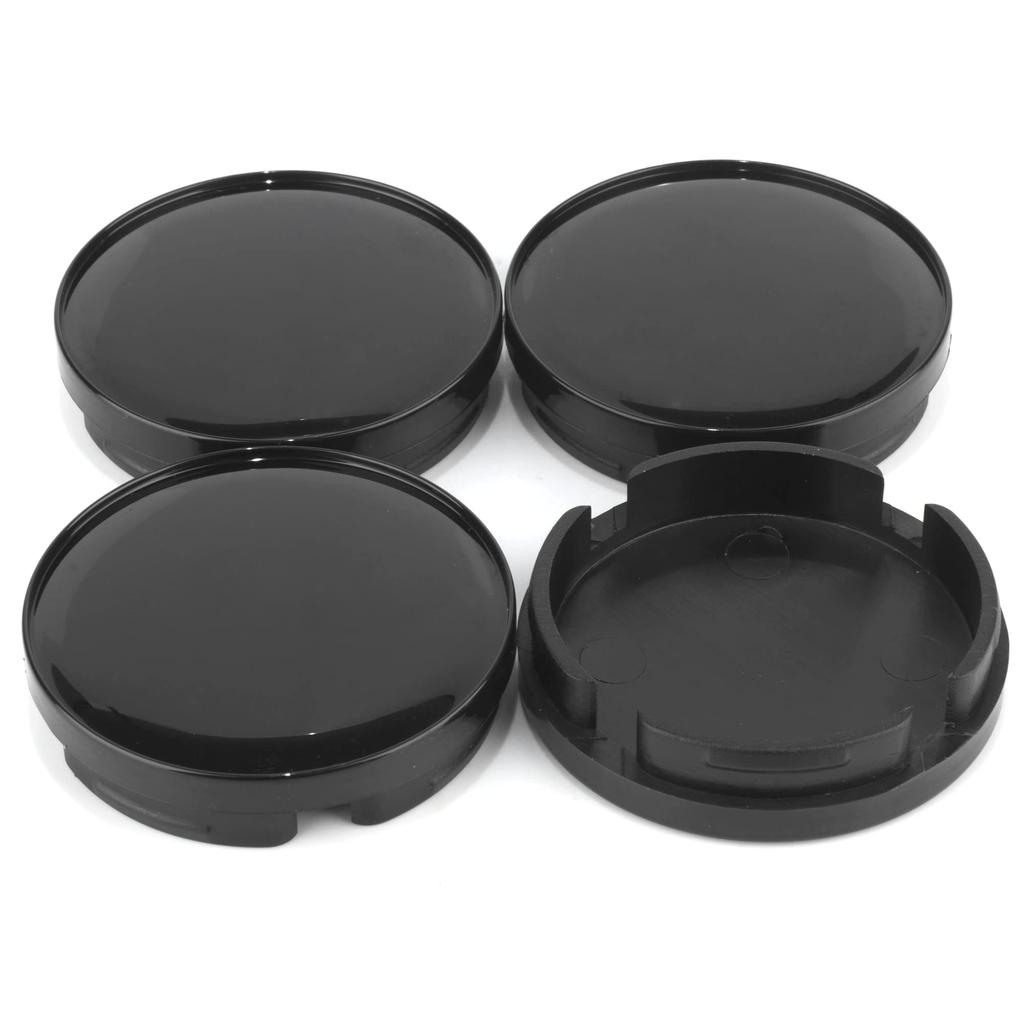 Rhinotuning Wheel Center Caps, 58mm Outer Diameter, 55mm Inner Diameter, ABS Center Covers, Set of 4