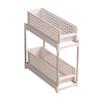 Storage Cart Space Saving Versatile Adjustable Stylish Look Rolling Storage Cart Organizer for Home