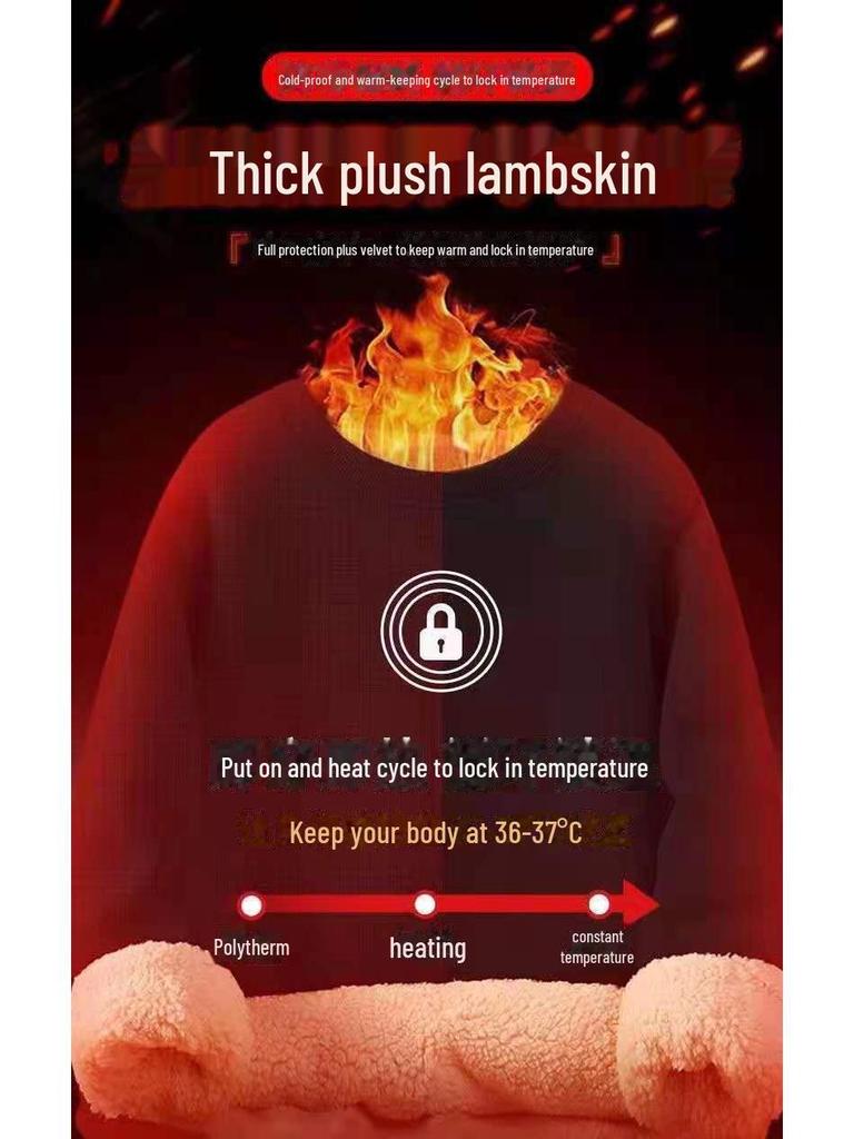 Мужская повседневная свободная плюшевая толстовка для подростков, пуловер с длинным рукавом, плотная футболка