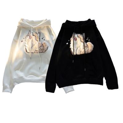 Женская модная повседневная толстовка с длинным рукавом и круглым вырезом, пуловер, топ с карманами