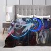 Warm Blanket Travel Office Pragmata Duo- Diana & Hugh Chibi Style Throw Blanket Flannel Bedspread For Living Room Sofa Bed Cover