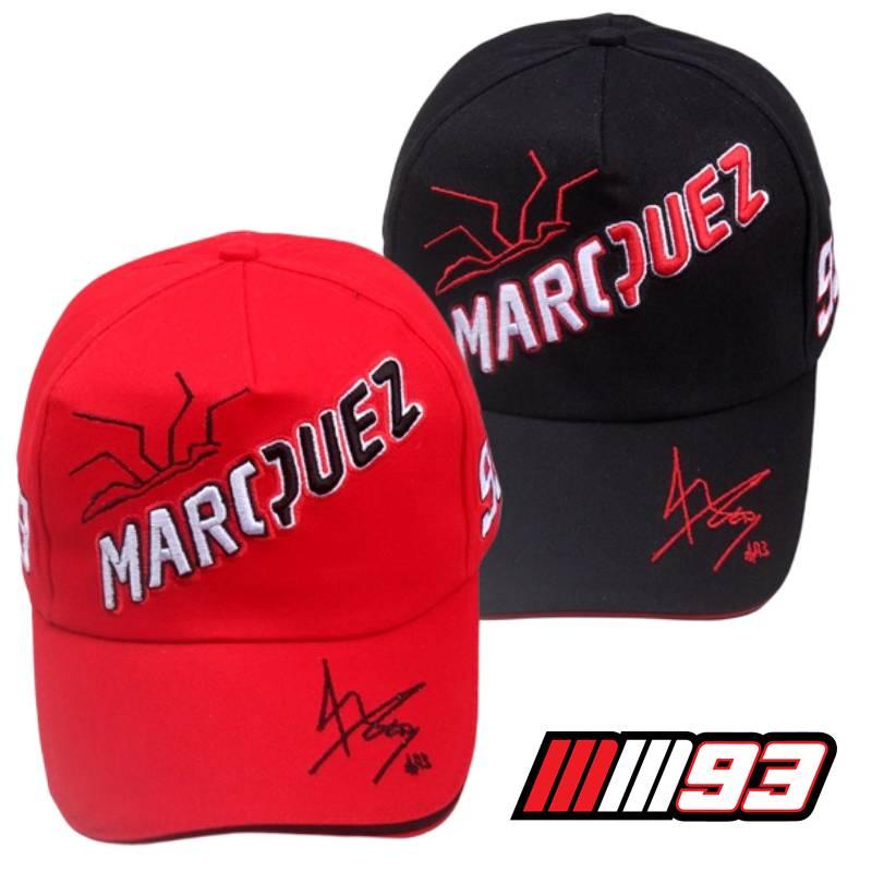 Black And Red Marc Marquez 93 Baseball Cap For Outdoor Sports
