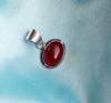 Red Onyx Gemstone 925 Sterling Silver Plated Oval Pendant Jewelry NST-J2H25409
