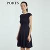 PORTS Women's Spring/Summer Short Sleeve Midi Dress LL8N021RWE005
