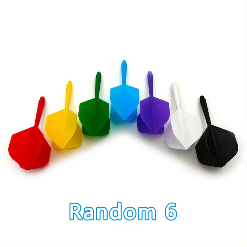 1/6 шт. профессиональные дротики с оперением 2Ba винт мягкий в одном интегрированном дротик оперении и валах Lt02