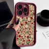 Милый Чехол Для Телефона С Цветочным Узором Для iPhone 17 16 15 14 Pro Max 11 12 13 Pro 16E XS X XR 7 8 Plus Ударопрочный Силиконовый Мягкий Чехол
