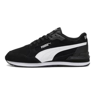 St Runner V4 Удобные Универсальные Низкие Кроссовки для Повседневной Носки Унисекс Кроссовки Черные Белые 399665-01
