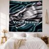 Philadelphia Eagles Custom Your Name Wall Decor Tapestry Art For Pet Memorial Birthdaywedding Party Backdrop Family Gift