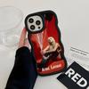 Avril Lavigne Чехол для мобильного телефона из ТПУ с волнистым краем для iPhone 17 16 15 14 13 12 11 Air Pro Max Plus Цветная крышка