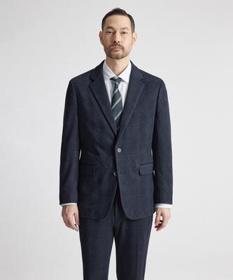 Куртка Stco Comfort в клетку Глен, темно-синяя (Расслабленный Fit)_Sejva01Ncn
