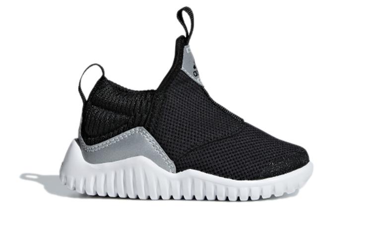 adidas Rapidazen I Износостойкие ботинки средней высоты для малышей Черно-серые Младенцы и малыши D96861