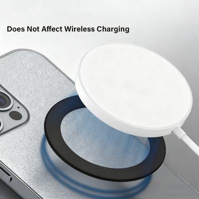 Универсальная пластиковая магнитная пластина для беспроводной зарядки Magsafe, магнитное кольцо, магнитный держатель, держатель для телефона в машине с набором для очистки