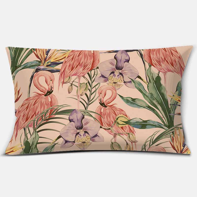 Модное растение Фламинго украшение дома автомобильный диван наволочка 30 см * 50 см