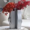 Modern Art Metal Vase Flower Arrangement Deconstructed Flower Ornaments Hotel Model Room Living Room Dining Table Soft Decorations