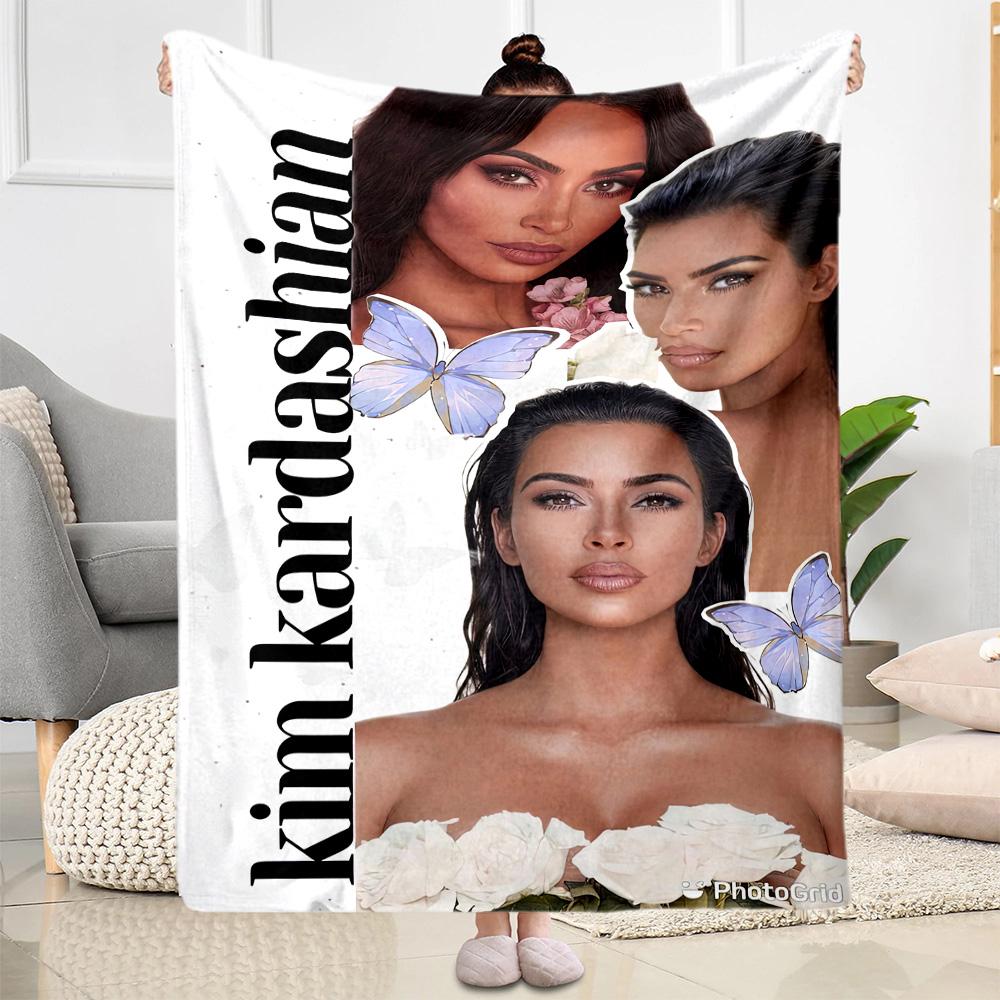 Kim Kardashian1 Blankets are suitable for living rooms,making them an ideal choice for outdoor travel and gifts.