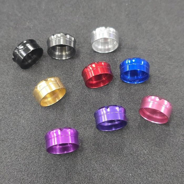 Daiwa Bait Reel Mechanical Brake Knob – STEEZ, ZILLION, ALPHAS, MORETHAN, Getsumeika Bijin, Silver Creek (Red, 0.8 cm x 1.65 cm)