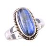 Natural Kyanite Gemstone Handmade 925 Solid Sterling Silver Gift Ring S.6 d0N49