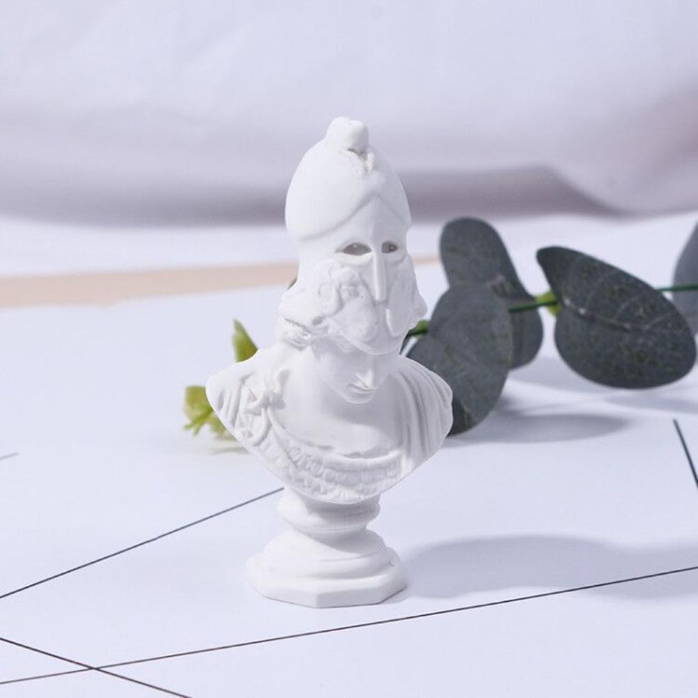 4 шт. Статуэтка Украшения Художник Эскиз Реквизит Мини Греческая Голова Фигурка Персонаж Украшения Смола Бюст Статуэтки Офис