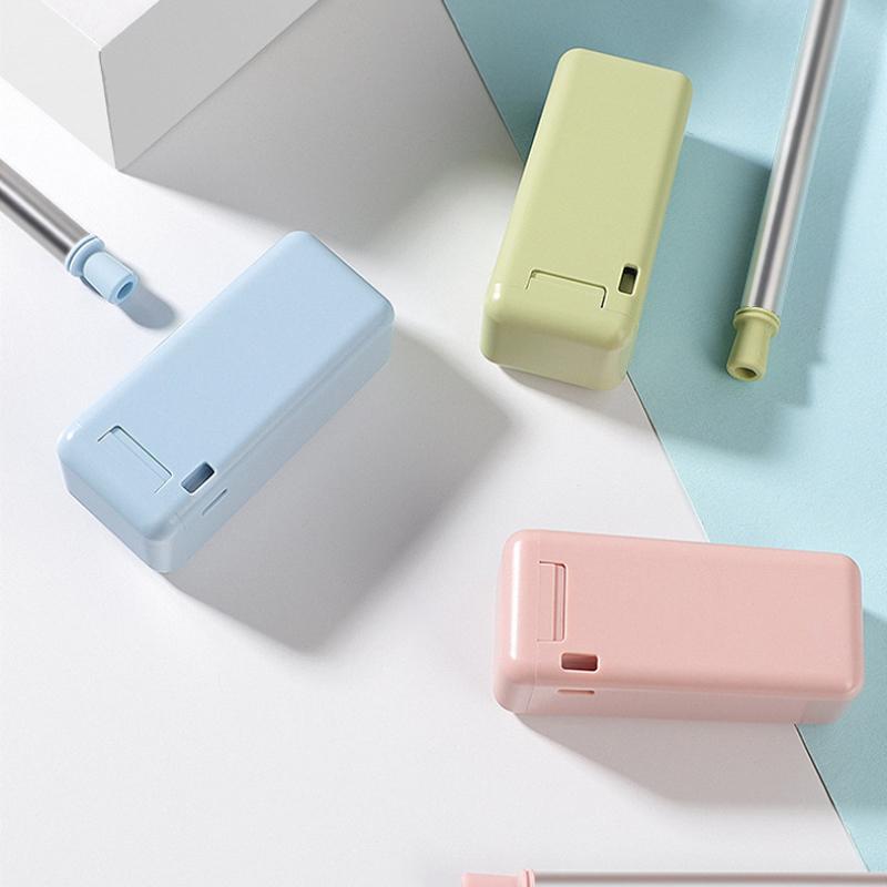 Folding StrawsExpandable StrawsFoldable Reusable Stainless Steel StrawsSilicone Straws