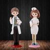 Creative Doctor Nurse Model Ornament Sculpture Desktop Decor Accessory for Gifts