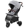 Aprica Smooth Precious AB A-Type Stroller, 3-Wheel Type, for Ages 1 Month To 36 Months (Gray), Product Number 2184600