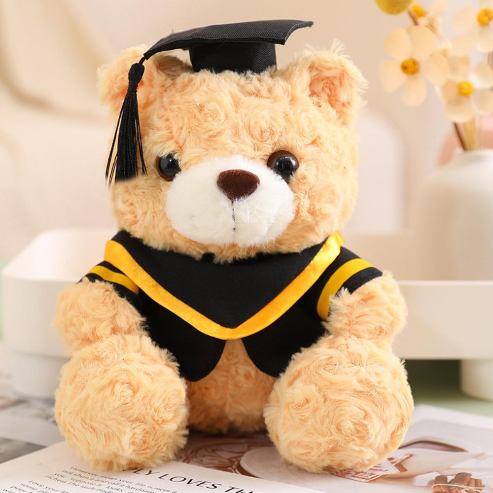 23cm Teddy Bear Doll Small Plush Dr. Bear Cute Plush Toy  Students