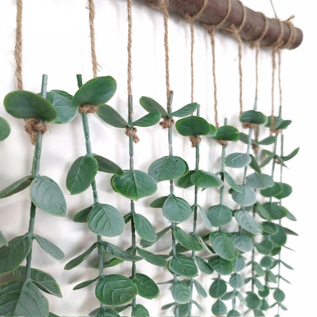 Bathroom Decor Artificial Eucalyptus Wall Hanging Decoration Artificial Eucalyptus Leaf Greenery Farmhouse Rustic Wall Hanging