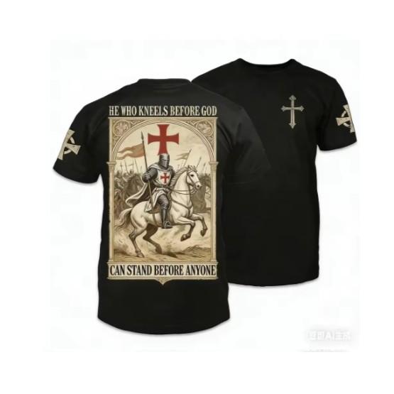 Britain England Knights Templar Warrior United Kingdom British UK MMA Boxing Muay Thai T-shirt Print 3D Unisex Training Gym Fitness Workout Sport
