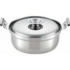 Tamahashi Ajimeijin (Taste Master) 16cm Stainless Steel Pot, Compact Size, Induction and Gas Compatible, AM-16W
